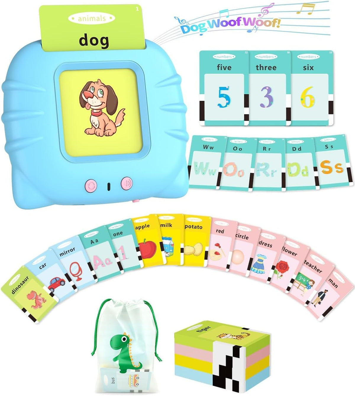 Plushly Talking Buddy talking flash cards