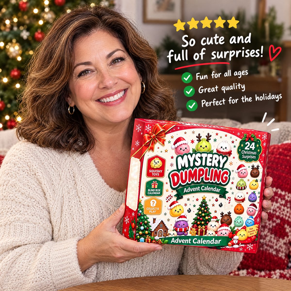 2026 Dumpling Squishy Advent Calendar 4