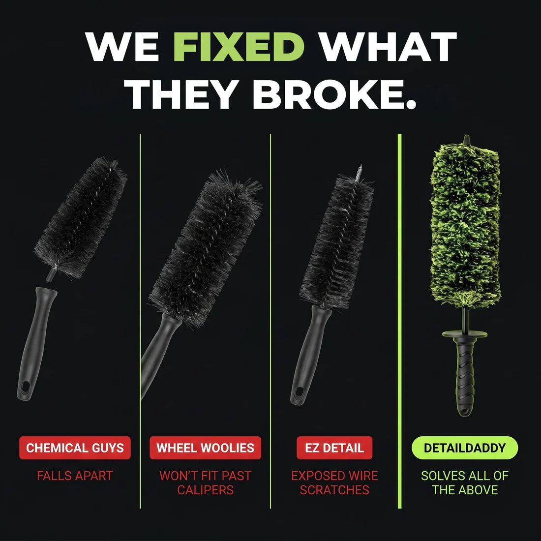 RYZER DetailDaddy Wheel Brush