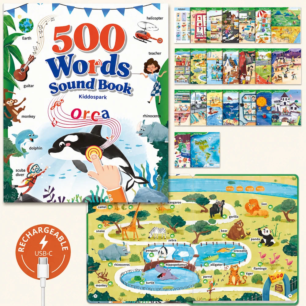 Full book overview collage