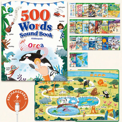 Full book overview collage