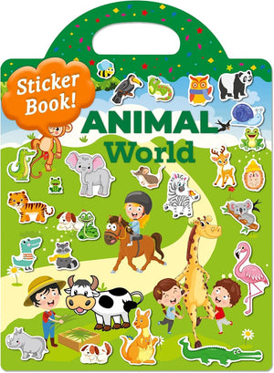 Plushly Animal Sticker Book