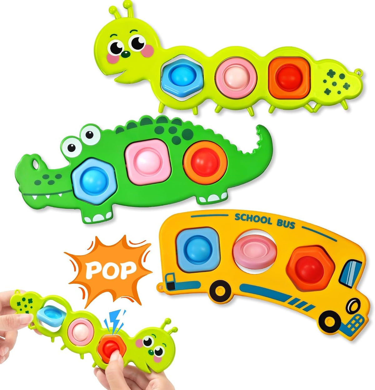 Plushly Sound Fidgets 3-piece set