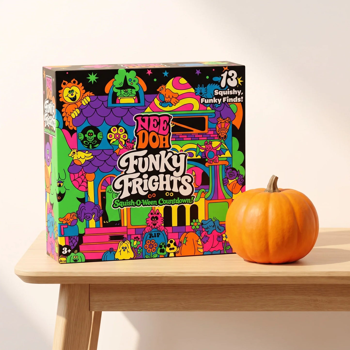 NeeDoh Funky Frights™ Squish-O-Ween Countdown
