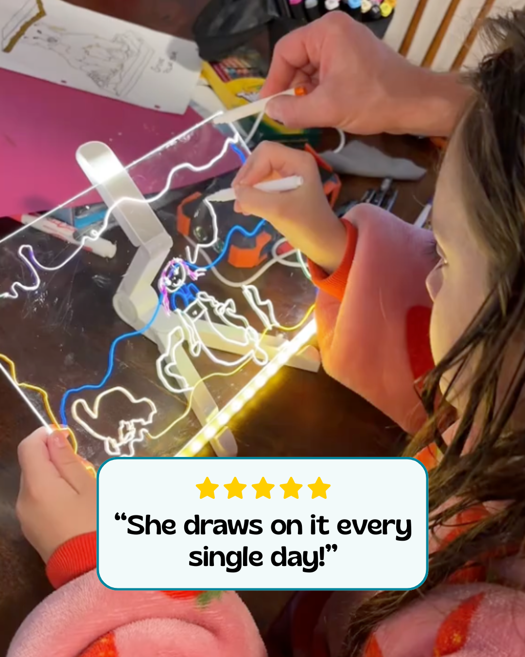 LumiBoard™ LED Drawing Board story 1