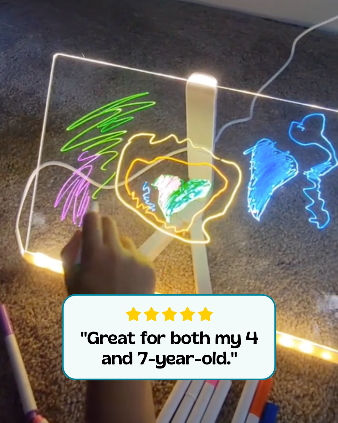 LumiBoard™ LED Drawing Board story 3
