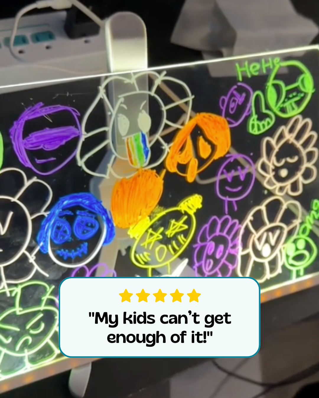 LumiBoard™ LED Drawing Board story 4