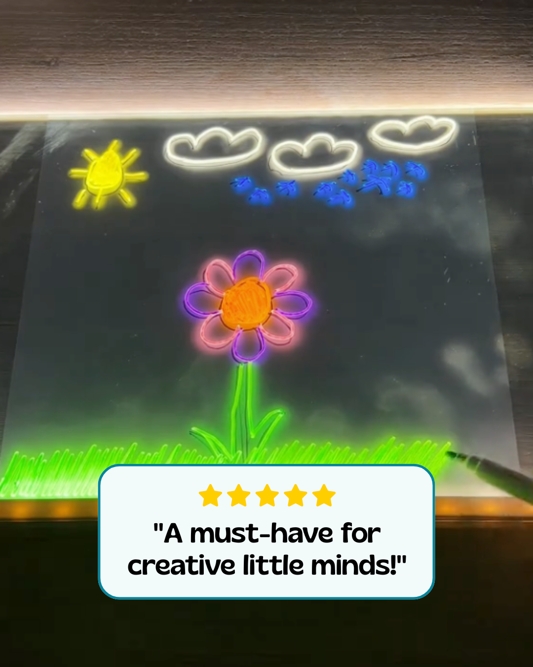 LumiBoard™ LED Drawing Board story 6