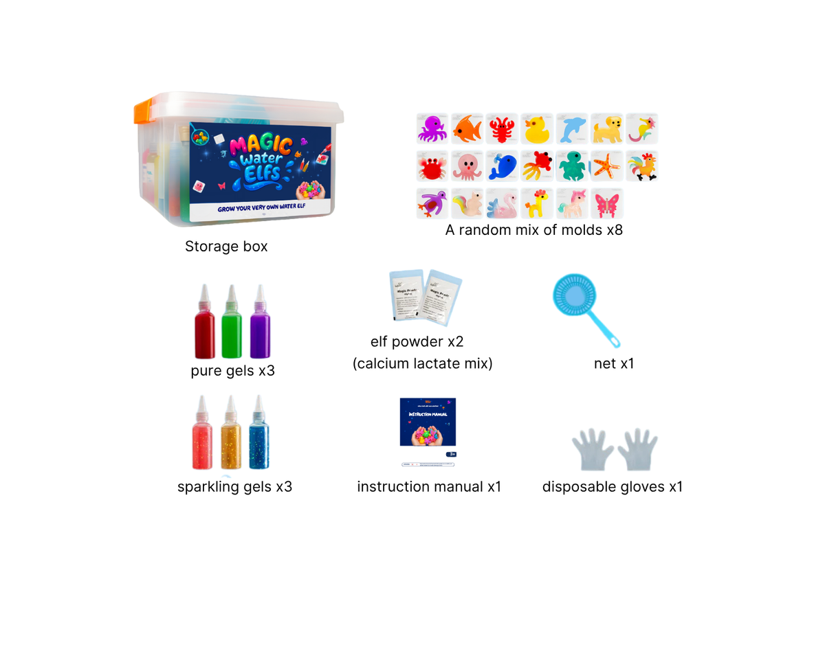 Magic Water Elf Kit (20 Pcs) tab included