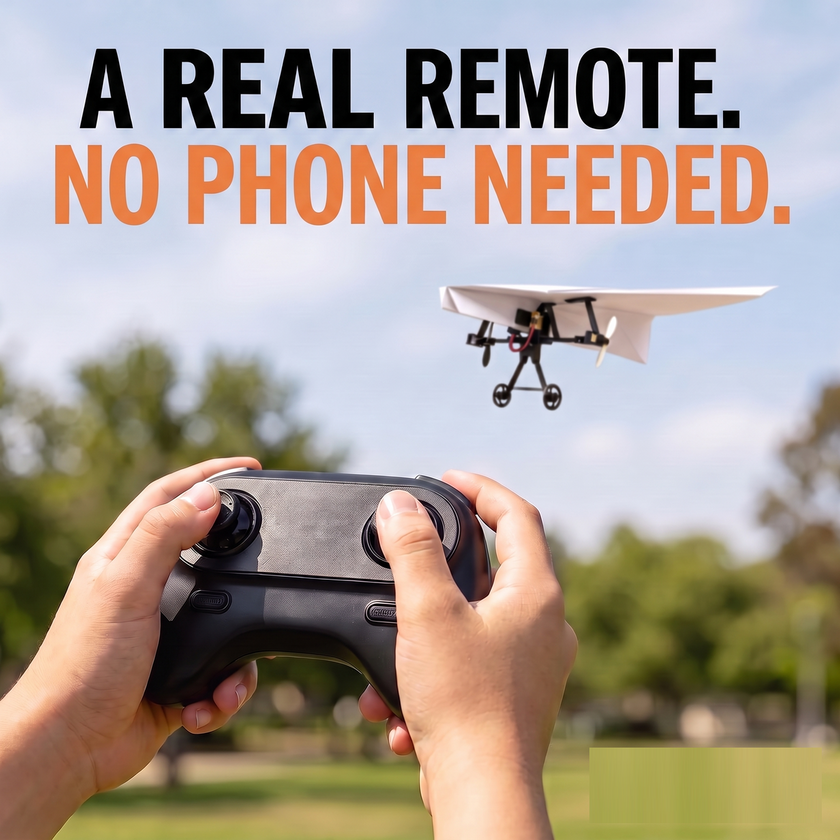A real remote, no phone needed